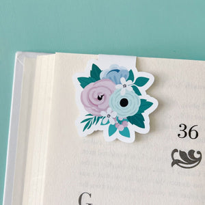 Floral Magnetic Bookmark