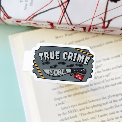 True Crime Book Club Magnetic Bookmark
