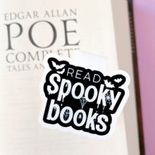 Load image into Gallery viewer, Read Spooky Books Magnetic Bookmark
