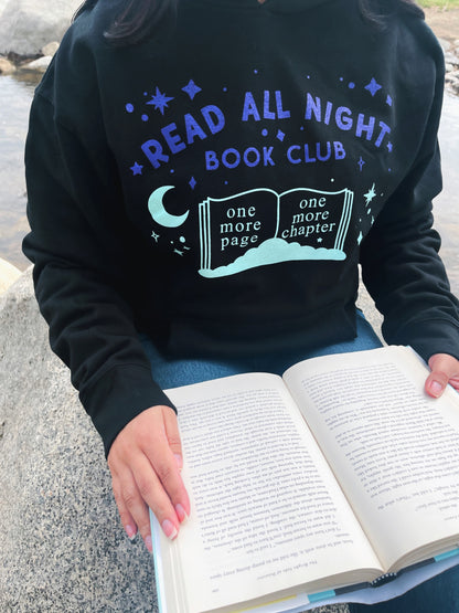 Read All Night Book Club Hoodie