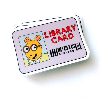 Library Card Stickers Library Card Sticker – My Secret Copy