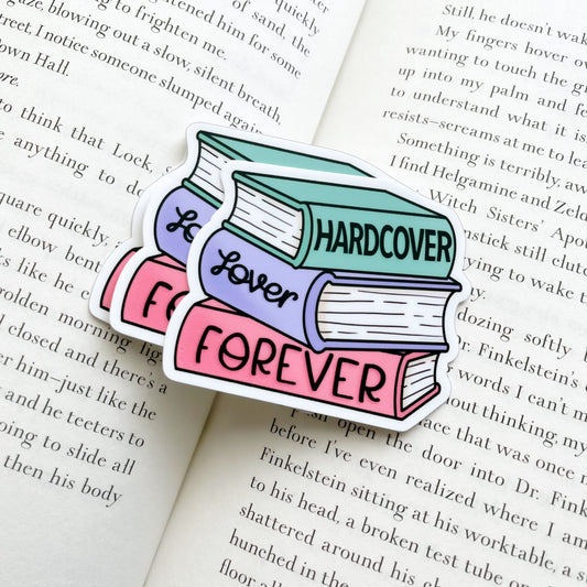 Pastel Hardcover Lover Sticker