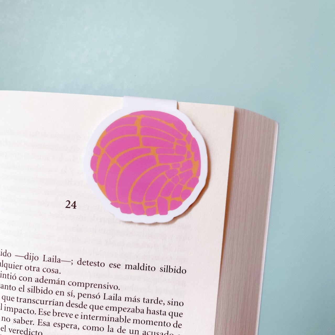 Concha de Fresa Marca Pagina Magnetic Bookmark
