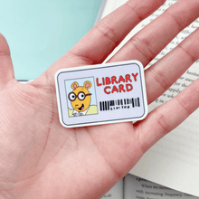 Load image into Gallery viewer, Mini Library Card Sticker

