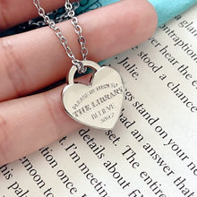 Load image into Gallery viewer, Please Return To The Library Necklace
