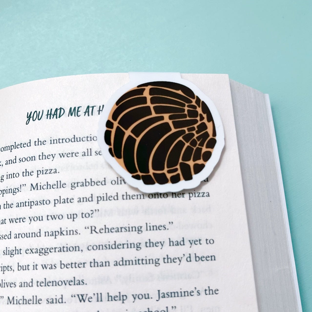 Concha de Chocolate Marca Pagina Magnetic Bookmark