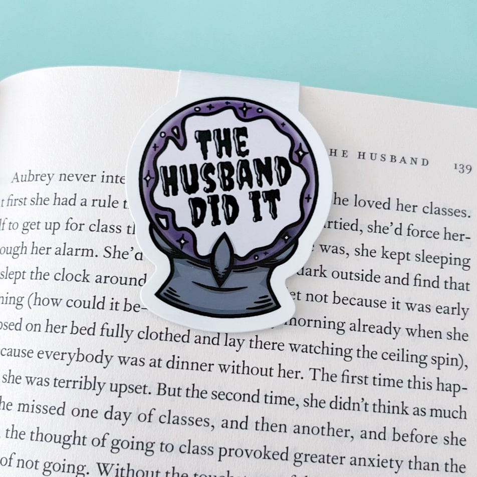 The Husband Did It Magnetic Bookmark
