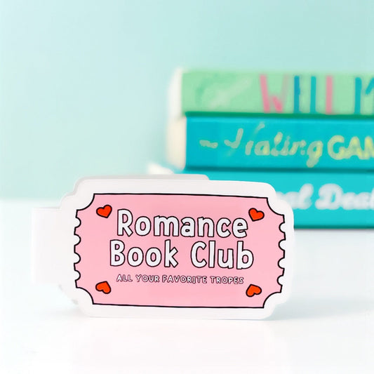 Romance Book Club Magnetic Bookmark