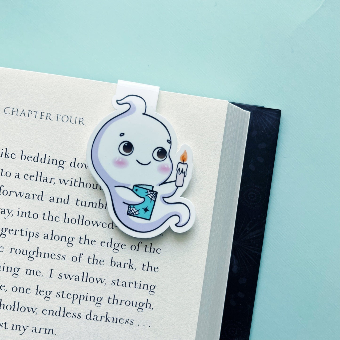 Candle Ghost Magnetic Bookmark