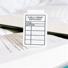 Load image into Gallery viewer, Sparkle Public Library Enthusiast Magnetic Bookmark
