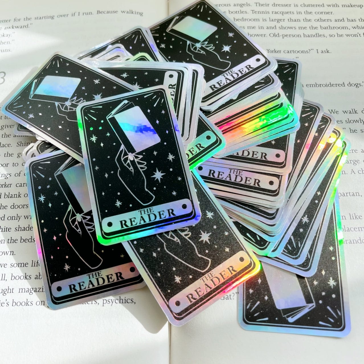 The Reader Holographic Sticker