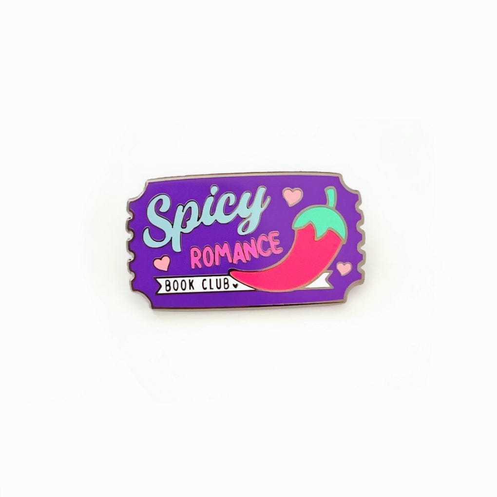 Spicy Romance Book Club Enamel Pin