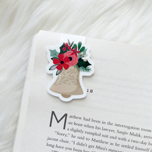 Holiday Bell Magnetic Bookmark