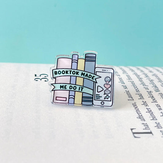 Booktok Mini Acrylic Pin