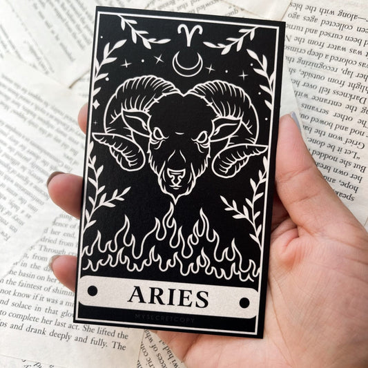 Aries Tarot Card Zodiac [DEFECTIVE PRINTING]