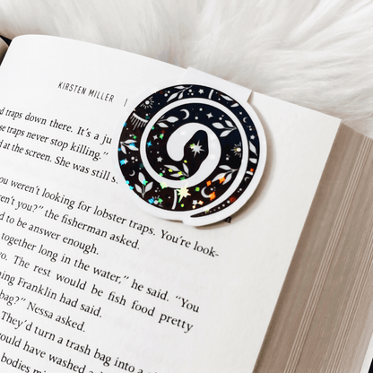 Holographic Snake Magnetic Bookmark