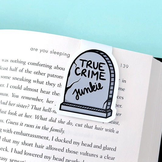 True Crime Junkie Magnetic Bookmark