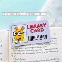 Load image into Gallery viewer, Library Card Wallet Sized [DEFECTIVE PRINTING]
