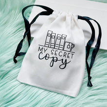 Load image into Gallery viewer, Reusable Canvas Drawstring Gift Bag
