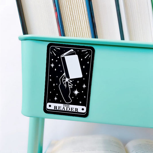 The Reader Book Cart Magnet