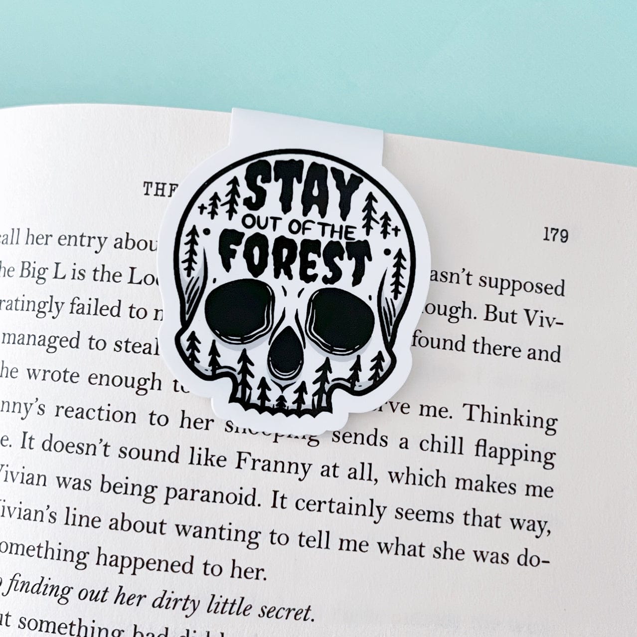 Stay Out of the Forest Magnetic Bookmark