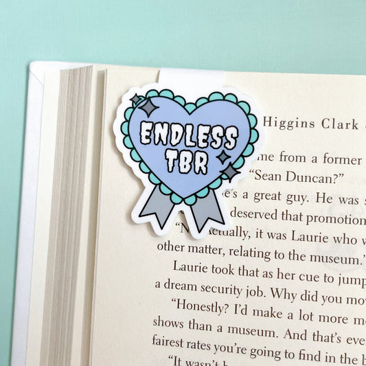 Purple Endless TBR Magnetic Bookmark