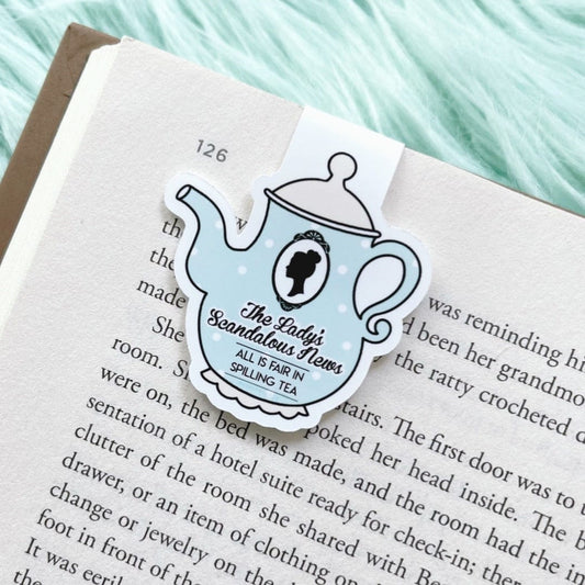 Pastel Mint Scandalous News Magnetic Bookmark