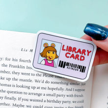 Load image into Gallery viewer, Mini Little Sister Library Card Sticker

