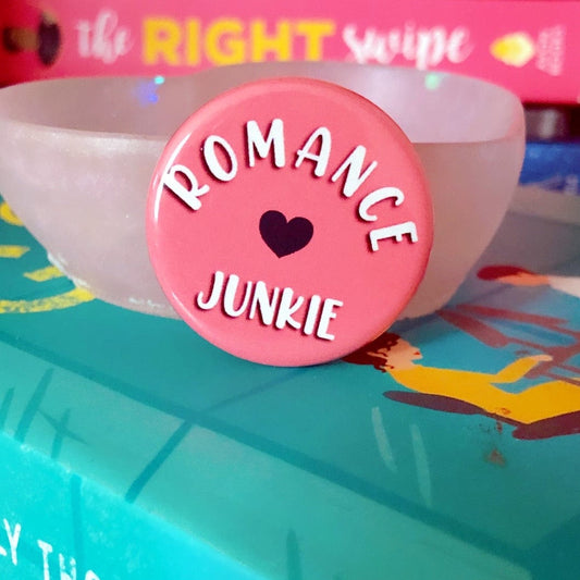 Romance Junkie Button